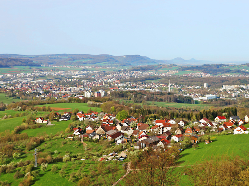 Blick über Aalen